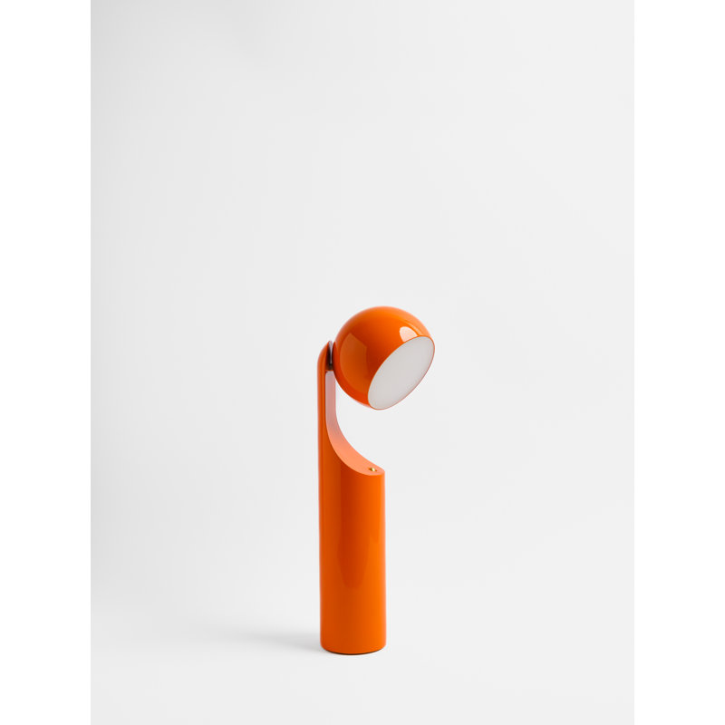 Lampe de table en polychlorure de vinyle (PVC) Jorj, Mandarine