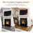 Rann 3 Panel Metal Fireplace Screen