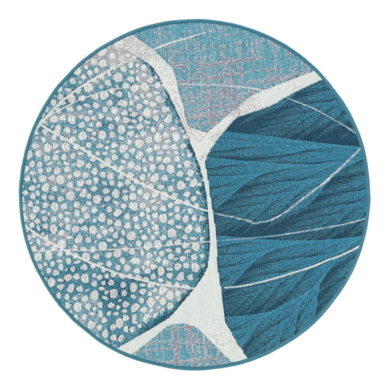 Keazia Indoor/Outdoor Area Rug, Round 3'3"