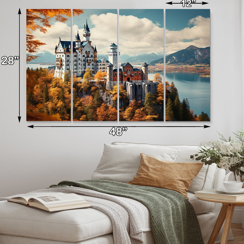 Castle Germany Buildings & Architecture Wall Decor on Metal