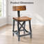 Tabouret de comptoir avec dossier-871259907