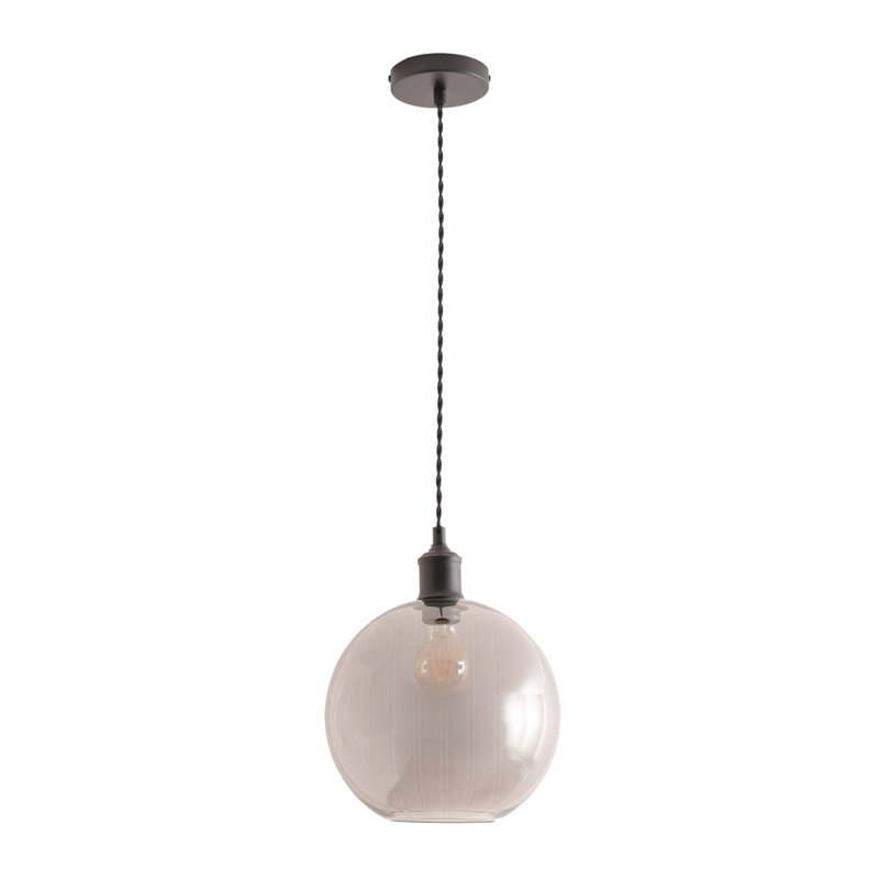1 - Light Pendant, Yes, Grey, Matte Black