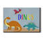 Dinos! - Reproduction d'art textuel sur toile tendue-424564468