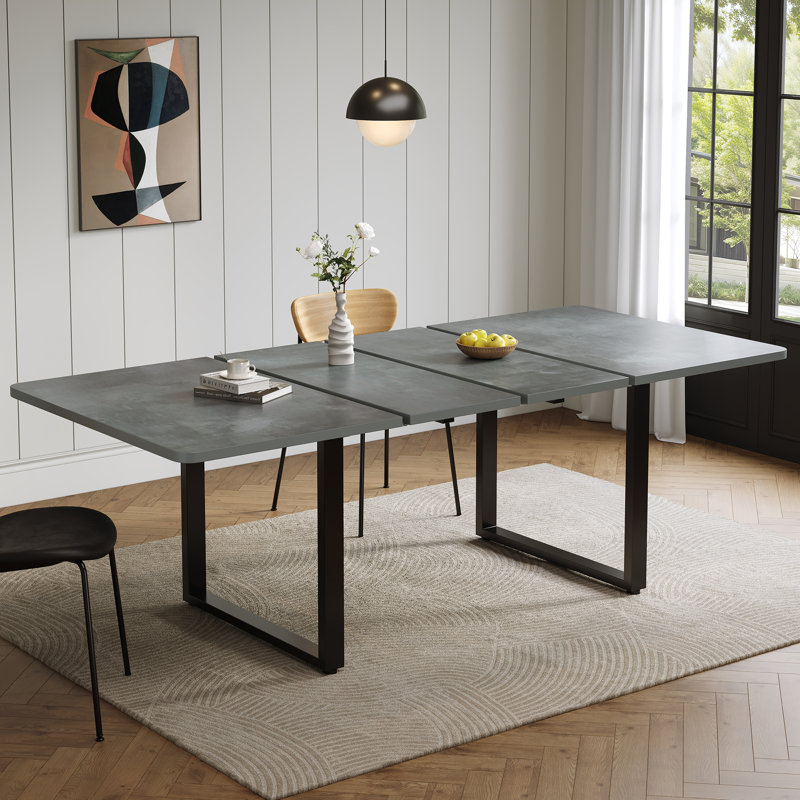 Extendable dining table 140 - 180 - 220cm, Grey