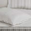 Ensemble d'édredon surdimensionné en jacquard de coton 6 pièces blanc / très grand gris-133593516