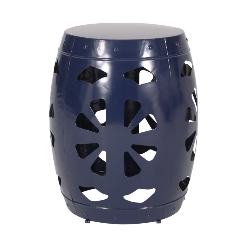 Table d'appoint en fer, table de bout, petite table de bout Kunala , Marine