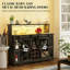 Armoire à vin Farmhouse, armoire à café, pour votre maison