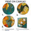 Bloom, orange, nature morte, jonquilles II - Jonquilles, art mural, salon-106111296-106111302