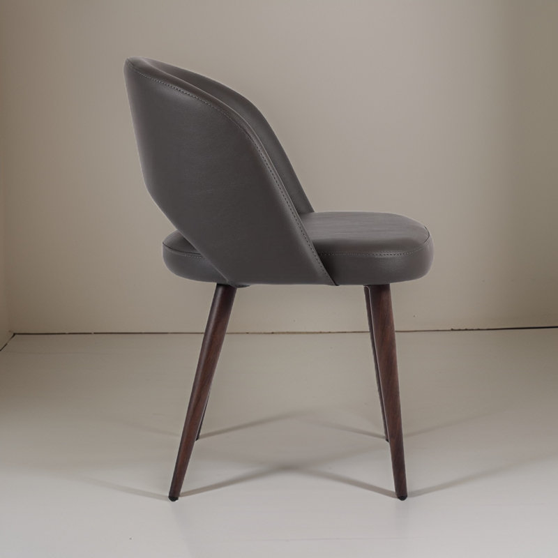 Chaise d'appoint en polyuréthane, Gris