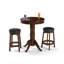 Table de pub ronde avec tabourets par RAM