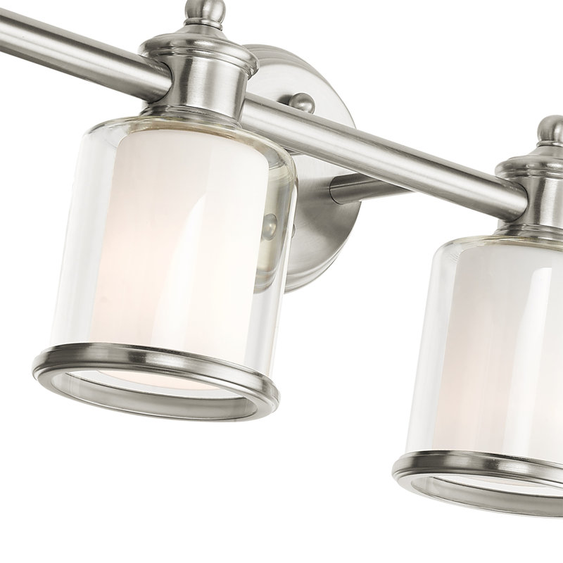 Éclairage de salle de bain à intensité variable 6 lumières Jampier, Nickel brossé