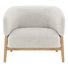 Fauteuil d'appoint pivotant rembourré Meraki