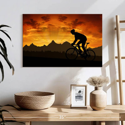 Senne, coucher de soleil à vélo
