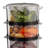 Russell Hobbs Compact 3 Tier Steamer 7L Matte Black