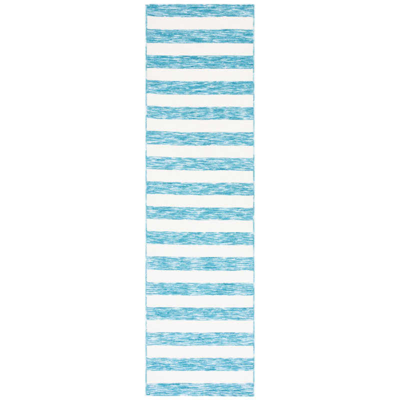 Claymore Easy Care Performance Machine Washable Striped Rug, Runner 2'3" x 6'
