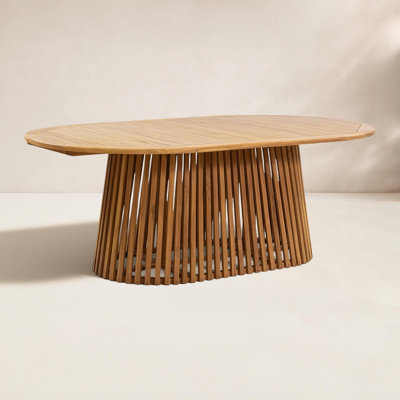 78" Teak Patio Dining Table