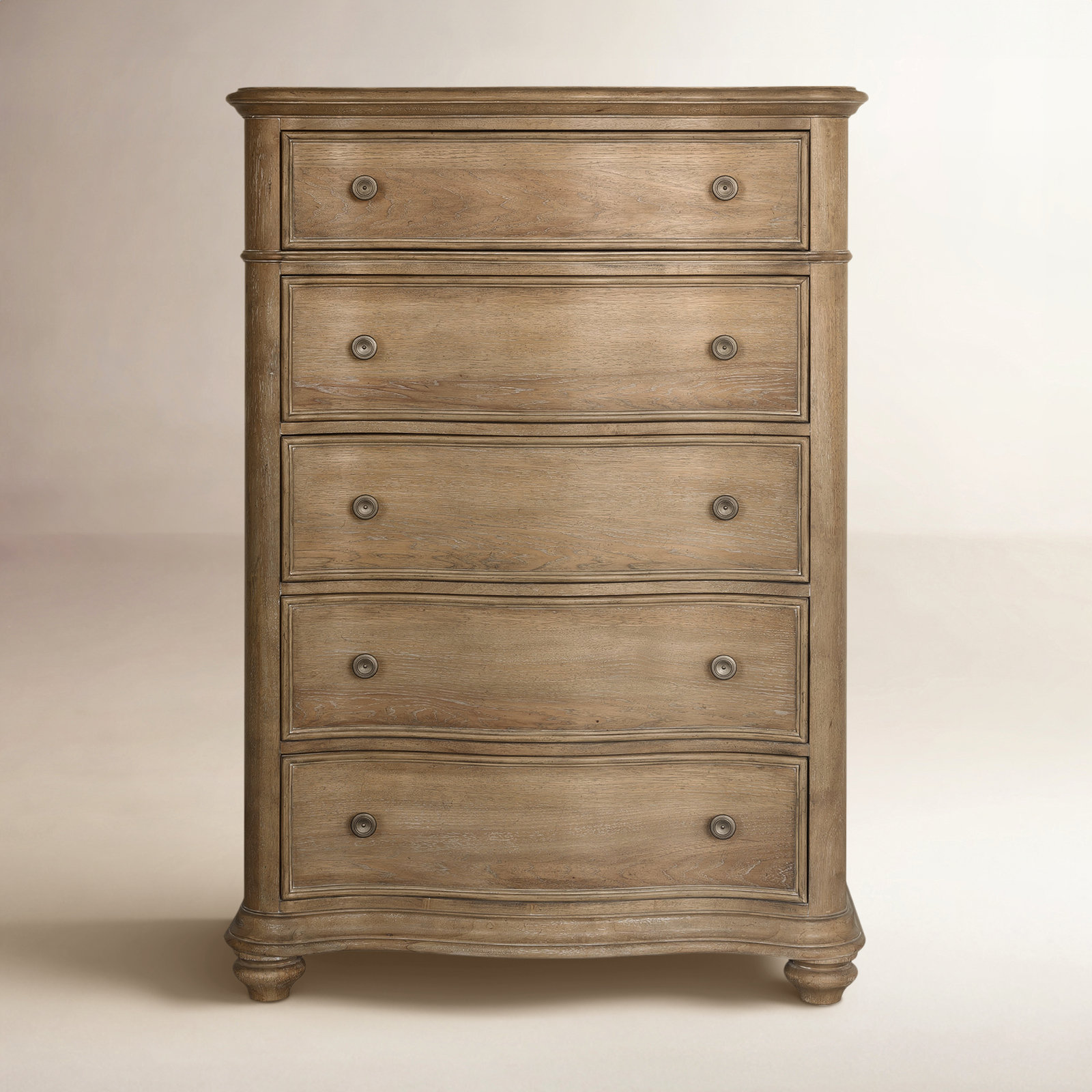 Morrissey 5 Drawer 40.08" W Solid Wood Chest