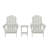 Laguna Foldable Outdoor Adirondack Chair With Table-371825900
