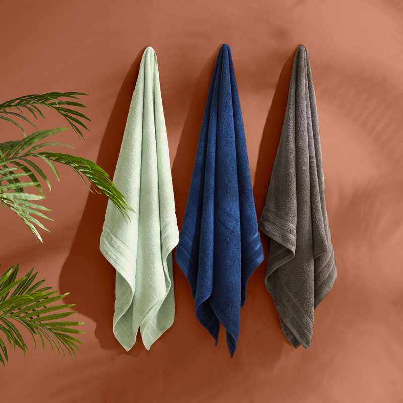 Ensemble de serviettes 100% coton 400GSM Essential, Écume de mer, écume de mer, Ensemble 6 serviettes de bain