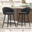 Tabouret de comptoir rembourré avec structure en métal-1544331333-1544331334-1575996418
