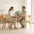 Natural Solid Wood Dining Chairs Set of 2-1994737173