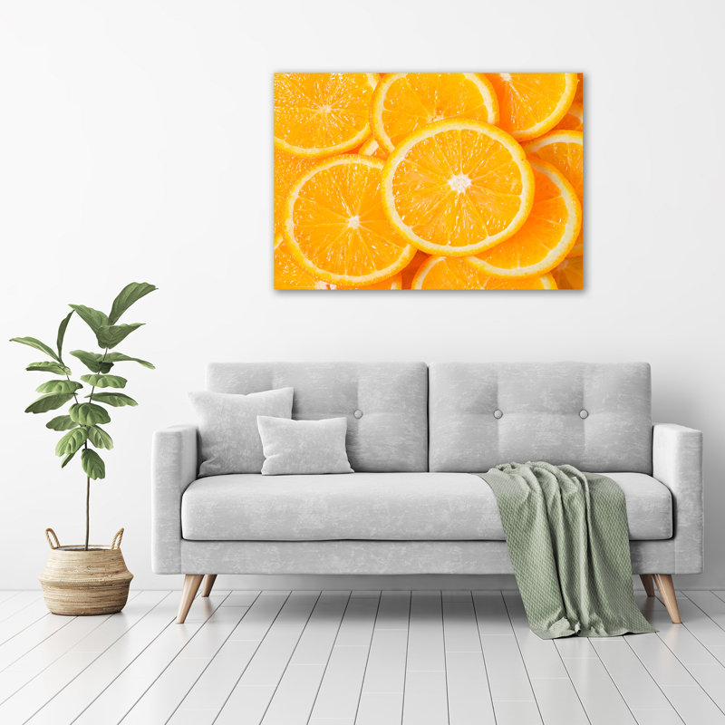 Orange Slices - Wrapped Canvas Print