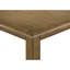 Ensemble de salle à manger 6 pièces comprenant une table extensible de 45 cm, un plateau rectangulaire style planches, une chaise rembourrée et un banc, ainsi que des meubles de salon en bois.