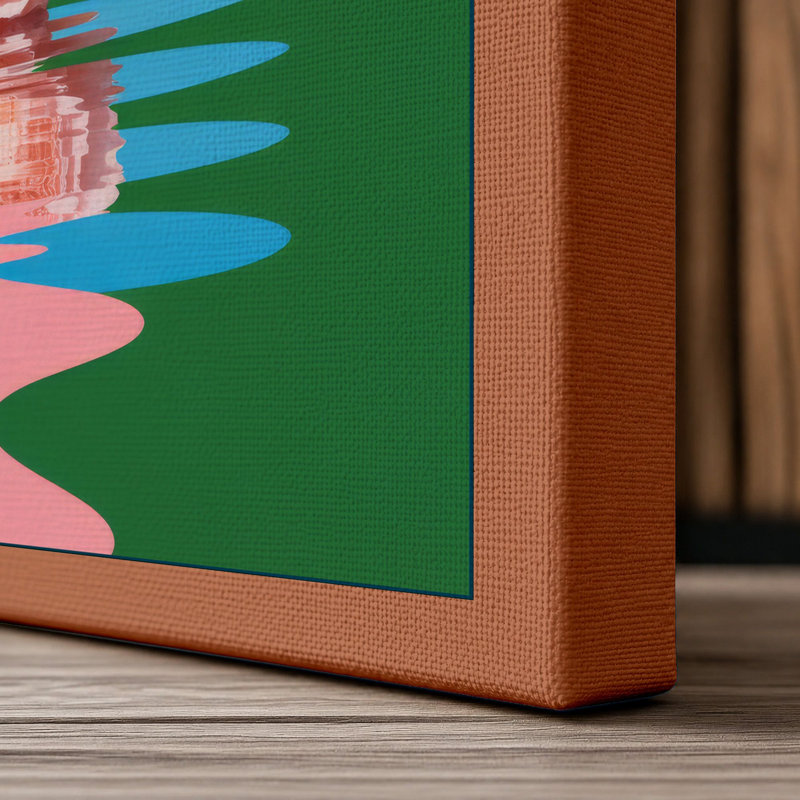 Print, 24x16 - 61.0 x 40.6 cm, Terracotta Border