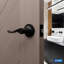 XFORT Cabriole Privacy Knob Set, Door Knob with Lock for Internal Wooden Bathroom Doors, Complete Set with Tubular Latch-119878699