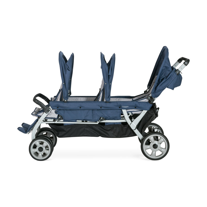 Poussette multi-enfants Gaggle Jamboree, Bleu marine