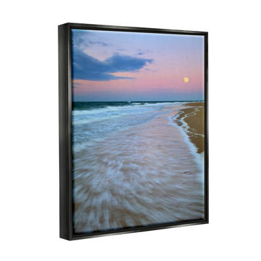 Courtside Market Sunset Cannon Beach 24 in. x 36 in. Gallery-Wrapped Canvas Wall Art, Multi Color