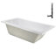 Baignoire de trempage en acrylique 60 po x 32 po, drain inclus-97412609
