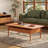 Modern and simple solid wood coffee table-740816655
