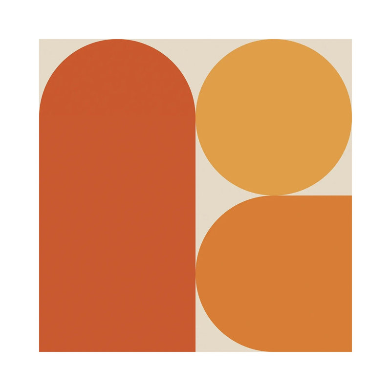 Retro VIIA - Print on Canvas, Wrapped Canvas, 66.04 cm H x 66.04 cm W x 1.91 cm D