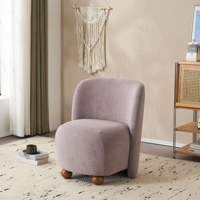 Chaise d'appoint rembourrée Emmet