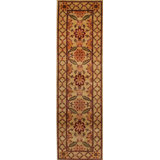 Ivory Hand-Knotted Wool Floral Trellis Border Geometric Modern Contemporary Carpet Rug
