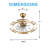 Olamide 24" DIY Shape Adjustable Ceiling Fan with Lights Remote and APP Control-578345862