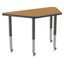 Table d'activité trapézoïdale à hauteur réglable avec pieds trapus-774649180-774649210-774649215