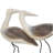Dujardin Polystone Family Bird Decorative Brown Sculpture with Cream Rock Base