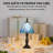 1 - Light7 inch blue Tiffany Table Lamp,Handcrafts Stained Glass Style Table Light-365918200