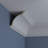 7 7/8"H x 8"P x 11 1/8"F x 94 1/2"L Eris Smooth Crown Moulding