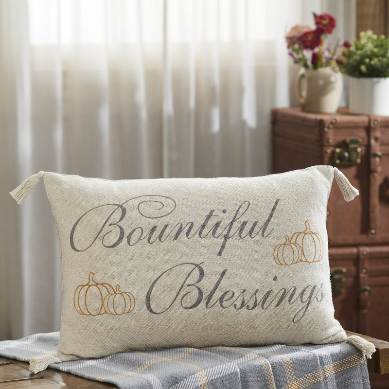Coussin 14 pi 22 po Harvest Blessings