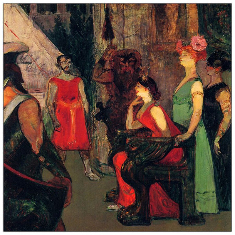 Henri De Toulouse-Lautrec - Wrapped Canvas Print, 70cm H x 70cm W x 1.8cm D