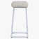 24" Luxuriously Ultra-Soft Wide Cushion Saddle Counter & Bar Stool With Metal Frame