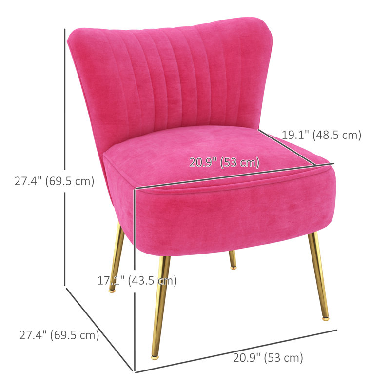 Largeur de 20,9 po Jerdine, Rose 100 % polyester