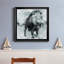 Lion - Reproduction d'art graphique sur toile encadrée-185191912-185191913