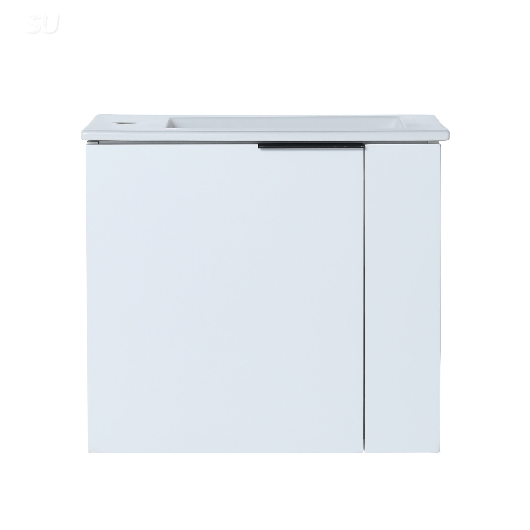 Wrought Studio™ Compact 22 Inch Floating Bathroom Vanity With Soft ...