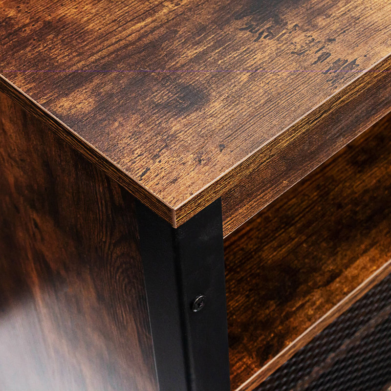 Buffet, table de buffet et armoire à DEL 44,09 po Demel