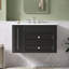 Meuble-lavabo mural 30 po, 2 tiroirs, lavabo simple en céramique 3 trous-533007191