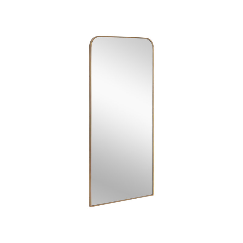 Calabasas Flat Metal Mirror, 76" x 36", Brass